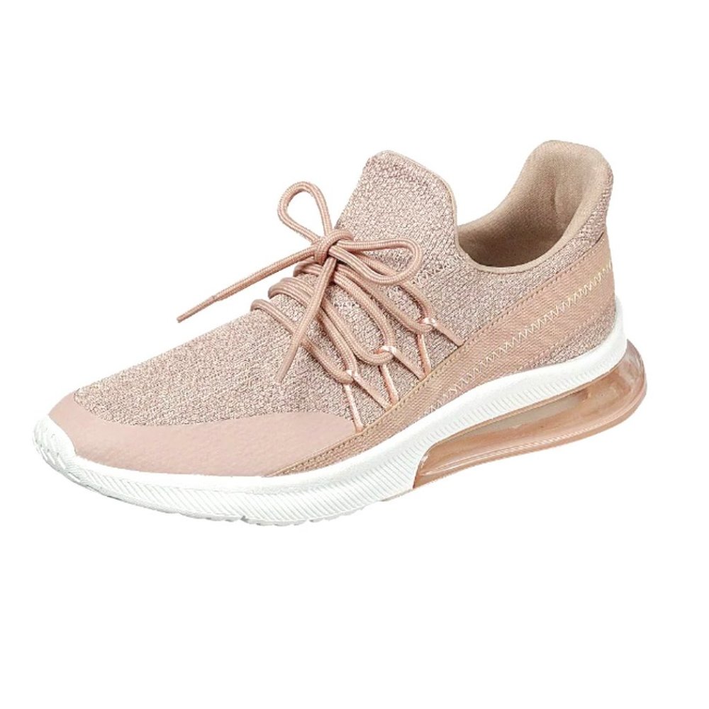 !! NEW !! Mauve Slip On Bubble Sole Sneakers - Picture 2 of 3